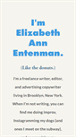 Mobile Screenshot of elizabethentenman.com